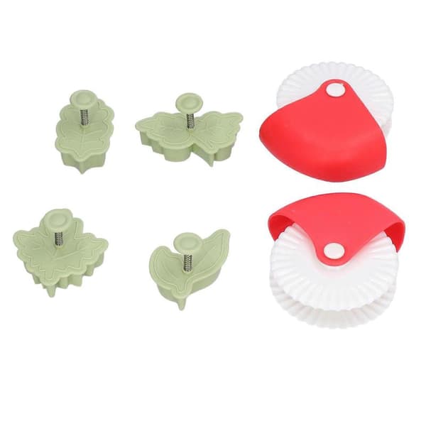 6 st Kakformar 3D Kakor Kolvskärare DIY Plast Bakform för Kök style891