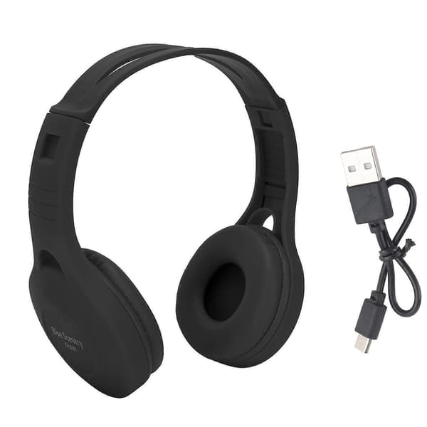 G58 Huvudmonterat Bluetooth-headset Bluetooth 5.0 Stereo Bluetooth-headset för sportbruk (svart)
