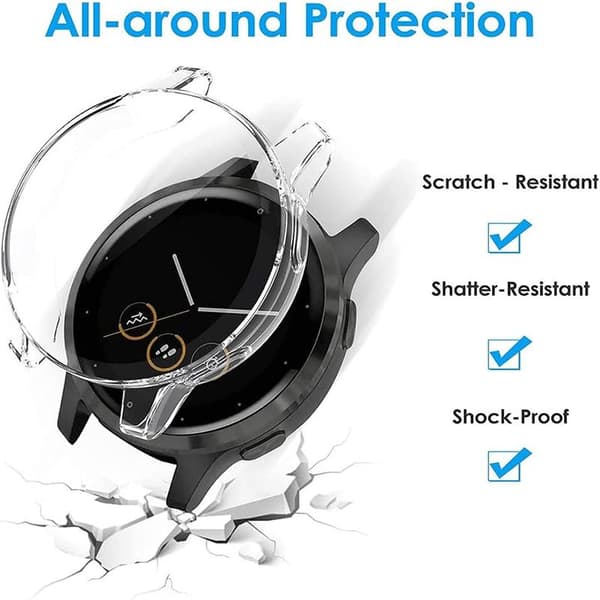 3-pack skyddsfodral kompatibelt med Garmin Vivoactive 4S/Venu