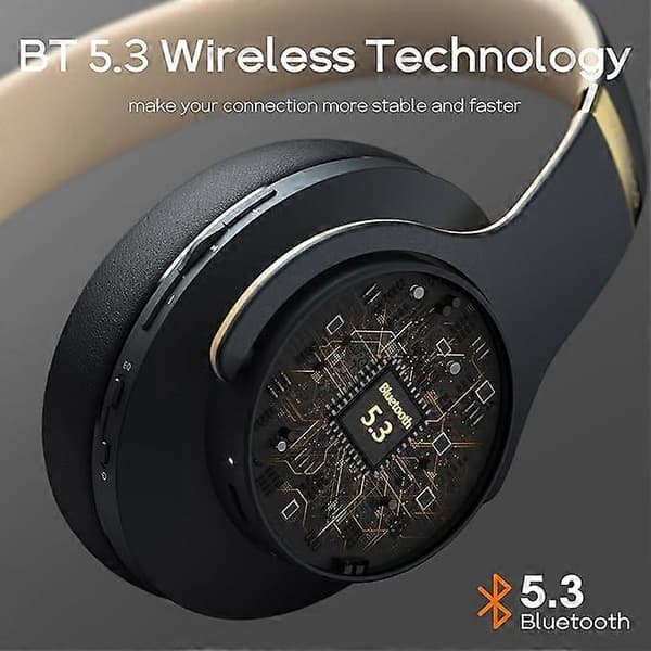 Bluetooth headset trådløs mobiltelefon musik løbe bas stereo headset Bluetooth headset Black