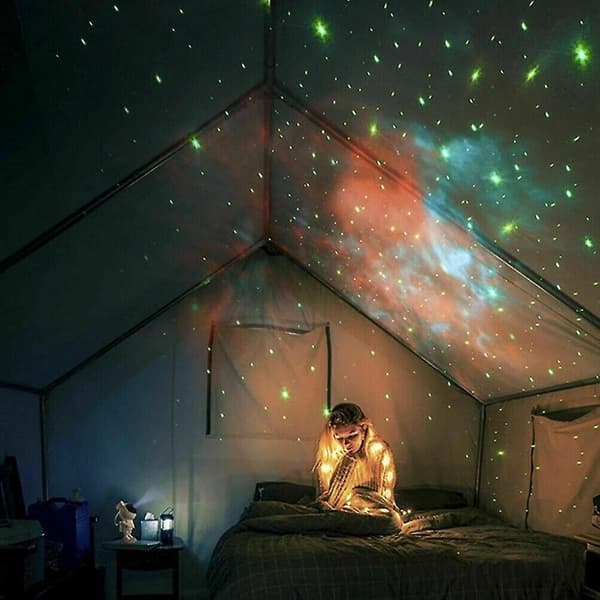 Astronaut Starry Galaxy Projektor Nattlys Lampe Space