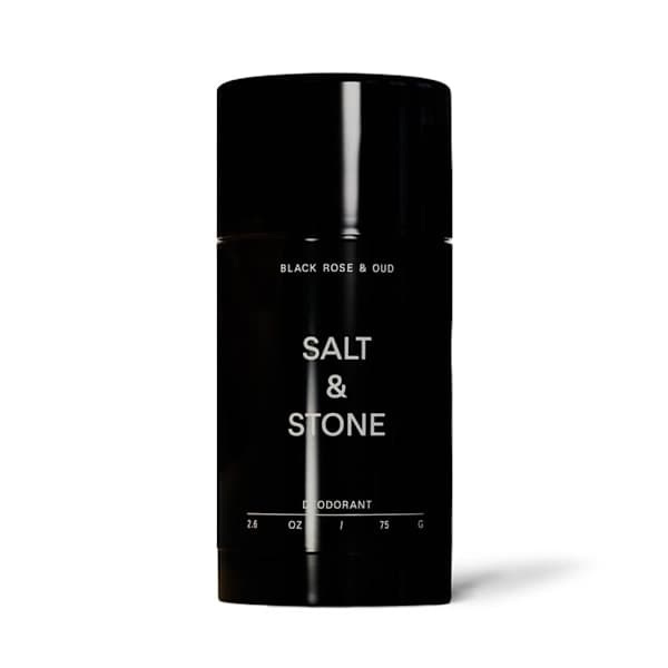 Salt # Stone Unisex Black Oud Ekstra Stærk Aluminiumfri Deodorant # Sort 1 stk Black 1pcs