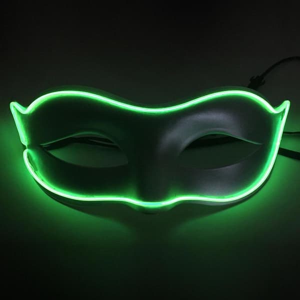 LED Neon Venetian Mask för vuxna