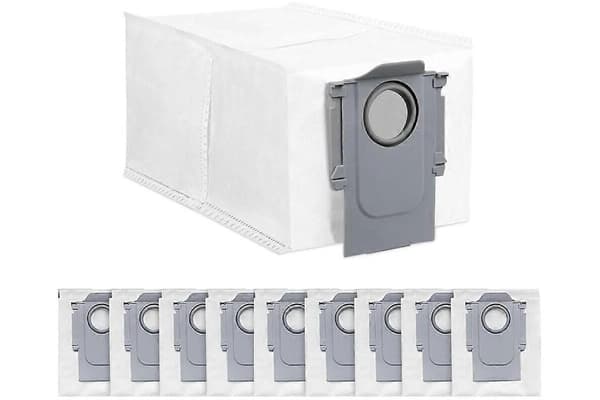 10 stk. støvsugerposer 3L stor kapacitet til Roborock White One Size