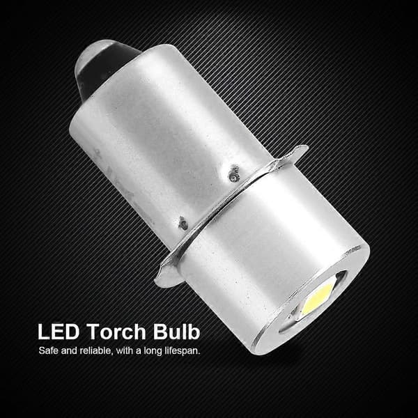 1W P13.5S LED-taskulamppu, 100~110LM 2700~7000K vaihtopolttimo taskulamppuun hätätyövaloon (3V) White