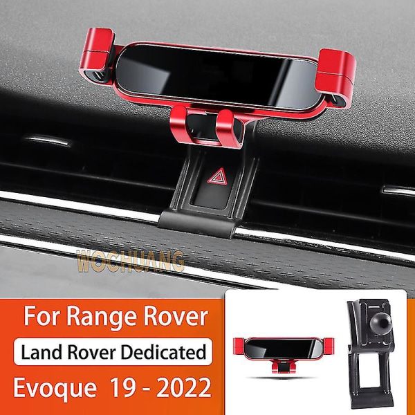Mobiltelefonhållare för bil för Land Rover Range Rover Evoque 19-22 360 graders roterande GPS-stödfäste för specialfäste For Evoque 19-222
