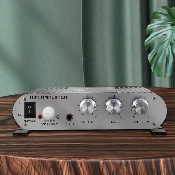 Lvpin 12v 200w Mini Hi-fi stereoförstärkare Mp3 Bilradiokanaler 2 House Super Bass