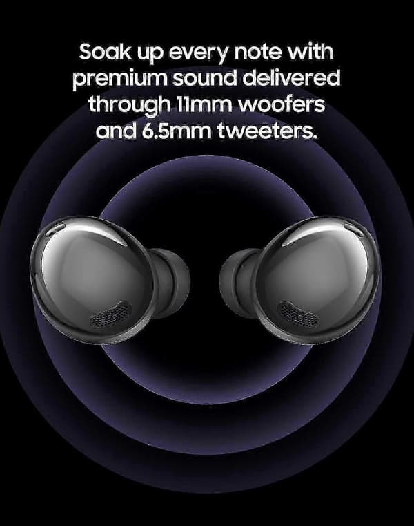 Galaxy Buds Pro, Bluetooth-øretelefoner, ægte trådløse, støjreducerende, opladningsetui