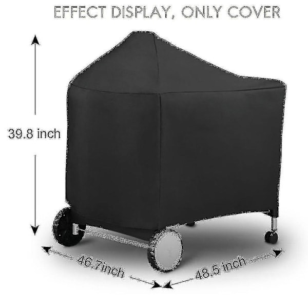 Vattentätt grillöverdrag för Weber 7152 124x65x101cm.
