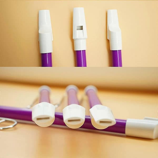 3 stk Slide Whistle Musikalske Spill Trening Pedagogisk Leker Med Rustfritt Stål Glide Stenger For Barn Gutter Jenter