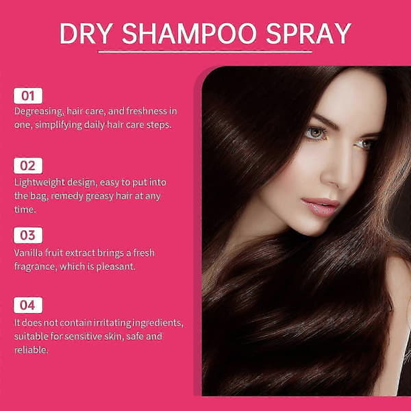 Torrt hårspray, lat fluffig uppfriskande oljefri hårstyling