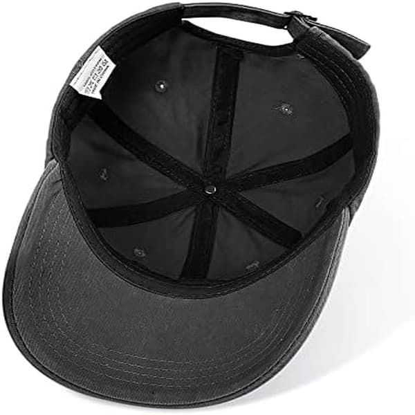 Baseballcaps for menn, brodert solhatt i bomull, unisex, justerbar ca.
