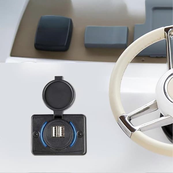 Bobillader Dobbel Port Rask USB-lading Strømuttak