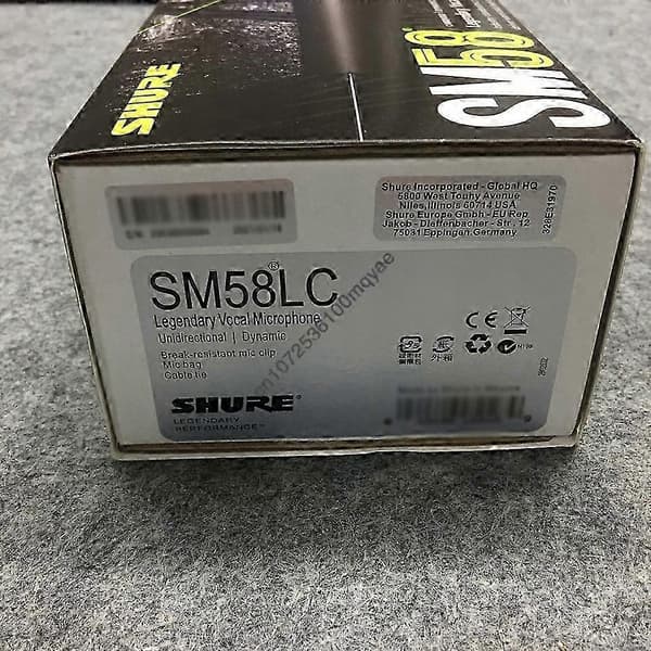 Shure Sm58lc kablet vokalmikrofon