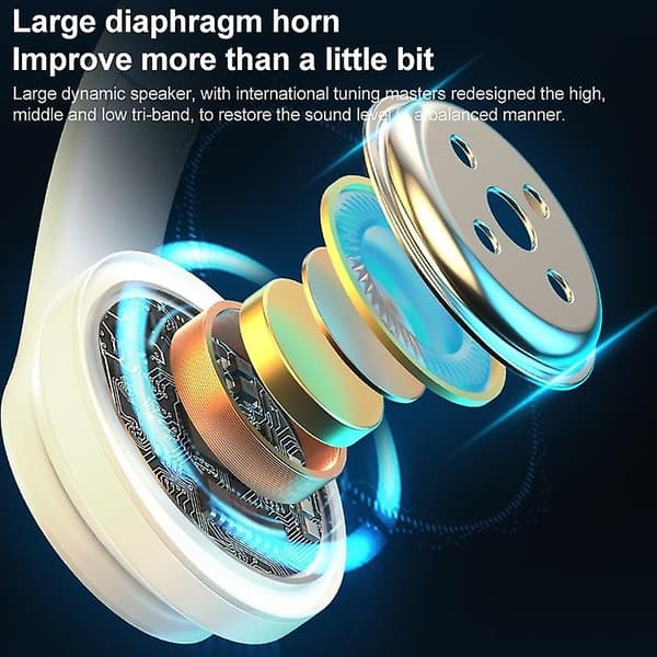 B39 Trådløst Bluetooth-hodesett Blue