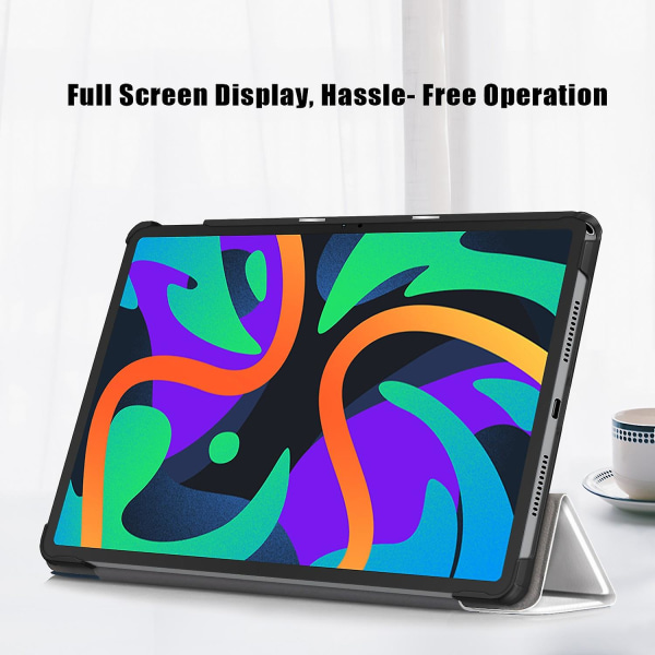 För Lenovo Tab M11 (Xiaoxin Pad 11 2024) Trifold Stand Cover Mönster Auto Sleep Wake Tablet Case Multicolor Style B Lenovo Tab M11 (Xiaoxi