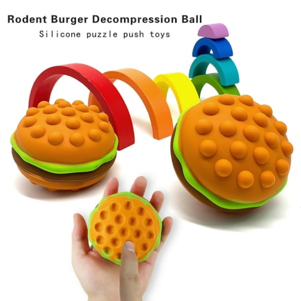 Leker Grip Ball Dekompresjon Boble Musikk Fingerspiss Vent Leker Pedagogiske leker Dekompresjon Leker Julegaver