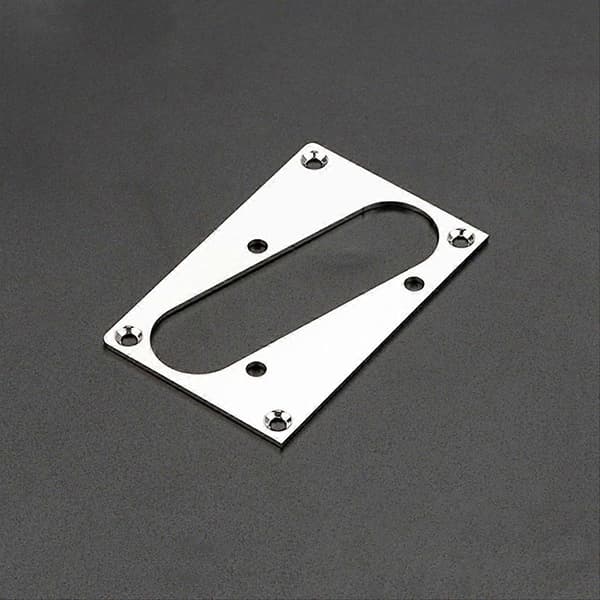 Guitar Dele Konvertering Pickup Monteringsring - Humbucker Telecaster Bro Silver