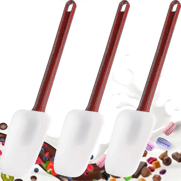 3-pak Spatler Silikone Ant, Spatel Silikone, Gummispatel 25 cm, Sæt Brug B