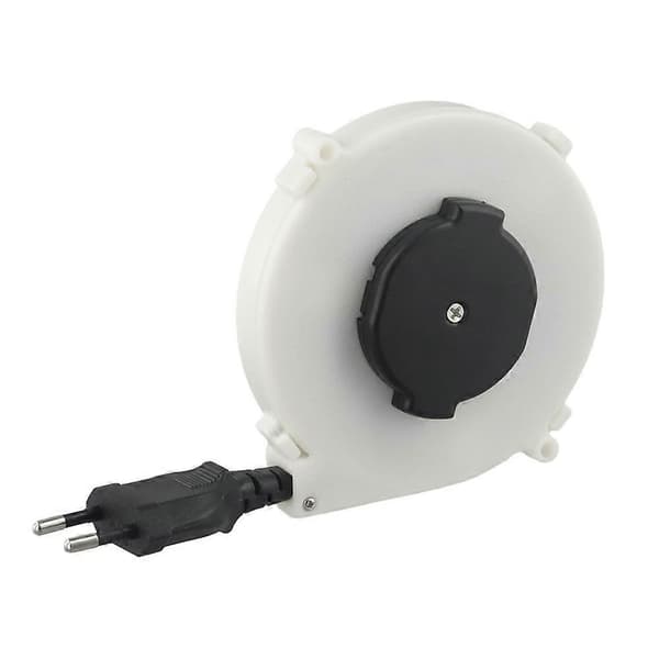 Automatic Retractable Power Cable Reel 102x18.5mm 220v Camping Cable Power Cord Reel for Global EU Plug