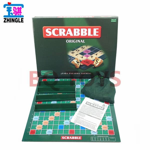Spansk brettspill Puzzle Spansk brettspill Scrabble
