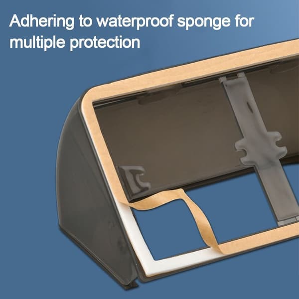 Switch Protection Cover Socket Waterproof Box TRANSPARENT transparent stretchable-stretchable