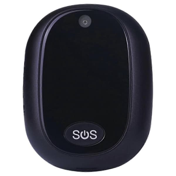 4G Personlig GPS Tracker til Børn Ældre Real Time SOS Tracking Med Snor Black One Size
