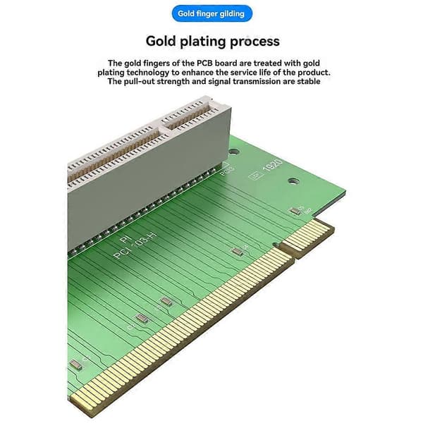 PCI-Express 16X Riser-kort 270-graders adapterkort Computer Server PCIe Socket Adapter