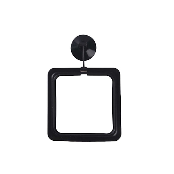 Fish Feeding Ring Aquarium Feeder Small Circles With Suction Cups Black Square