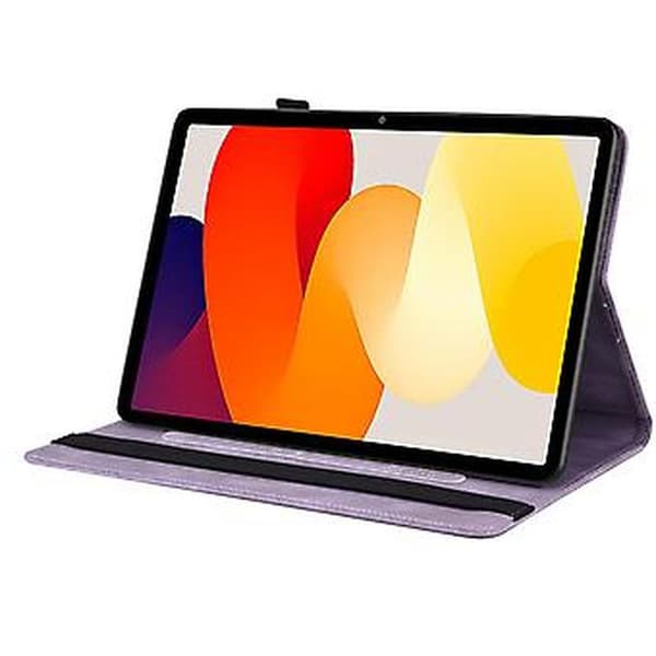 Læder tablet cover til Xiaomi Redmi Pad SE 11 tommer (Lilla)