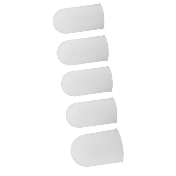 5 Pcs Silicone Finger Protectors Thumb Guards Fingertip Gloves for Heat Cooking Baking BBQ B 0.2