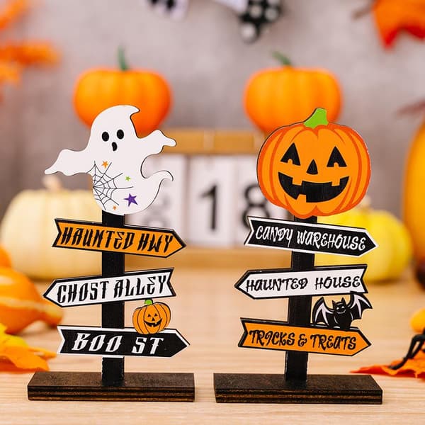 Halloween trepynt dekorativ kunstnerisk dekorasjon 1