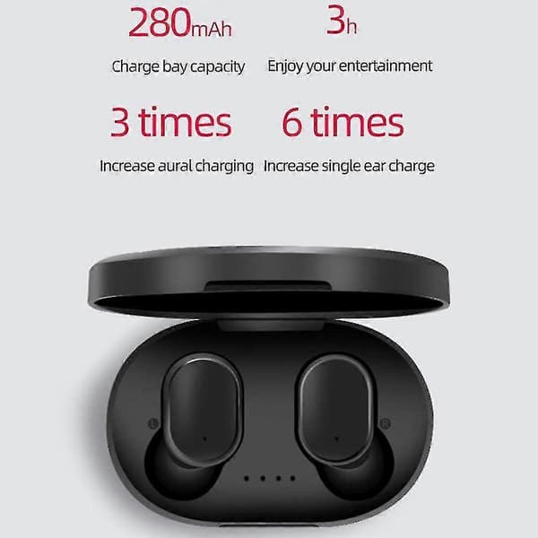 Lättvikts Bluetooth-headset Trådlöst Binauralt Mini Stereoheadset