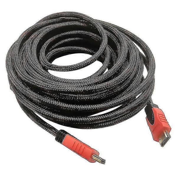 5m Professionel Patchkabel Holdbar Mobiltelefon Skærm Display Linje Tv Linje Sort