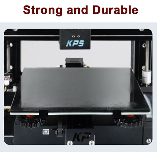 4 stk. justerbare 3D-printer End 3 Pro glasclips 3D-printer varm sengsklip kompatibel med CR10