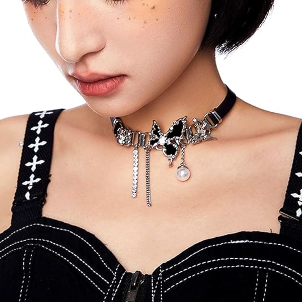 Goth kaulakorut naisille Star Choker kaulakoru Star tarvikkeet