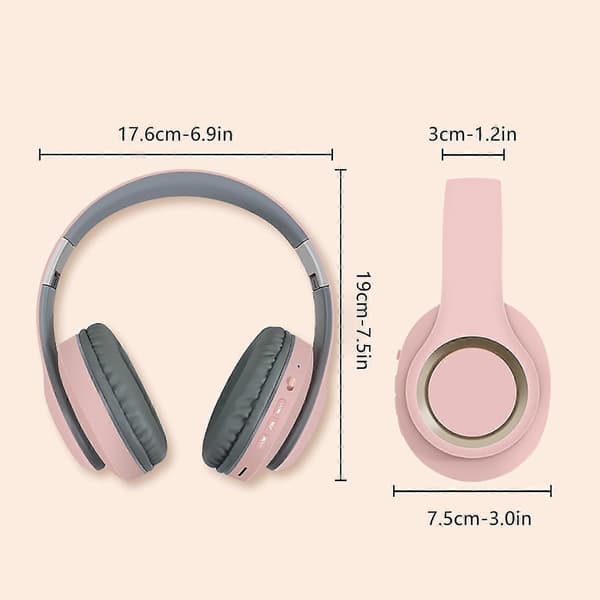 Trådløst Bluetooth-headset Metal Teleskopisk Nyt Stort Høretelefon Bluetooth-headset C