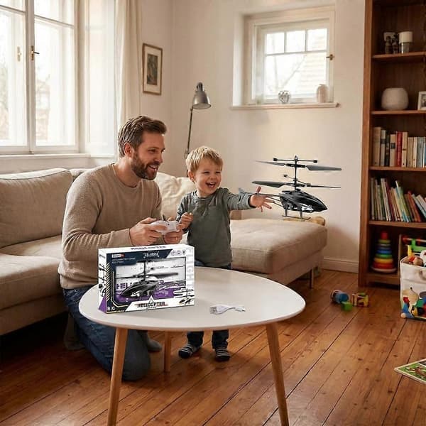2025 Mini Helikopter, Supermindre RC Helikopter Inomhusflygplan Med Höjdhållning