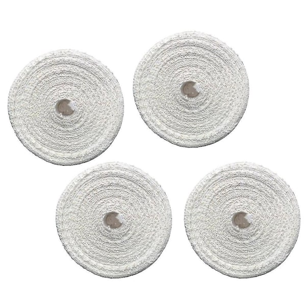 4 stk. Kødkødsrulle Bomuldssok Elastisk Kødkøds Pølse Net White 100X10cm