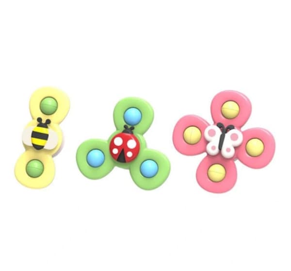 3 kpl – Fidget Spinner imukupilla lapsille – Monivärinen pyörivä lelu