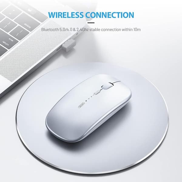 Bluetooth-hiiri, kolmoistila, ladattava, hiljainen Bluetooth-langaton