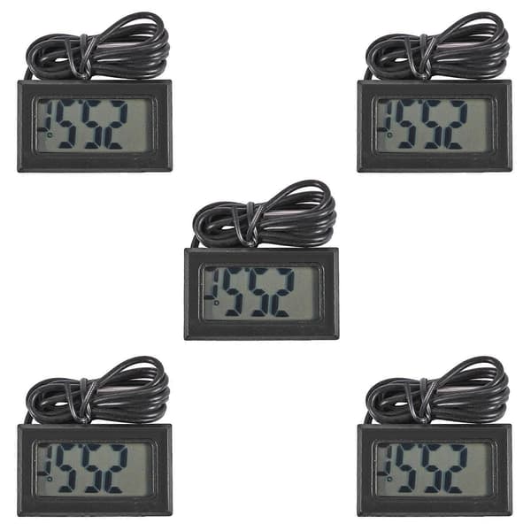 5X LCD Kylskåp Frys Kylskåp Digital Termometer Temperatur -50 - 110 Celsius