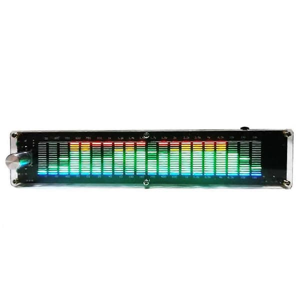 LED Audio Spectrum Analyzer Musikspektrum Dynamisk Nivåindikator Som visas