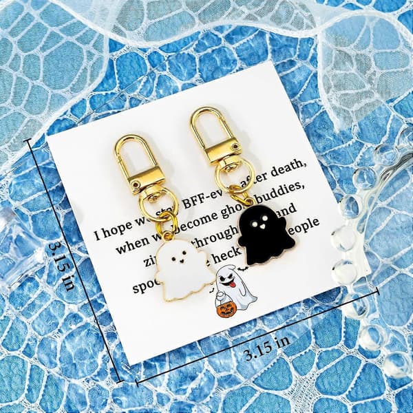 Roliga Halloweenpresenter Spökhänge Boo Basket Stuffers för Tonårsflickor