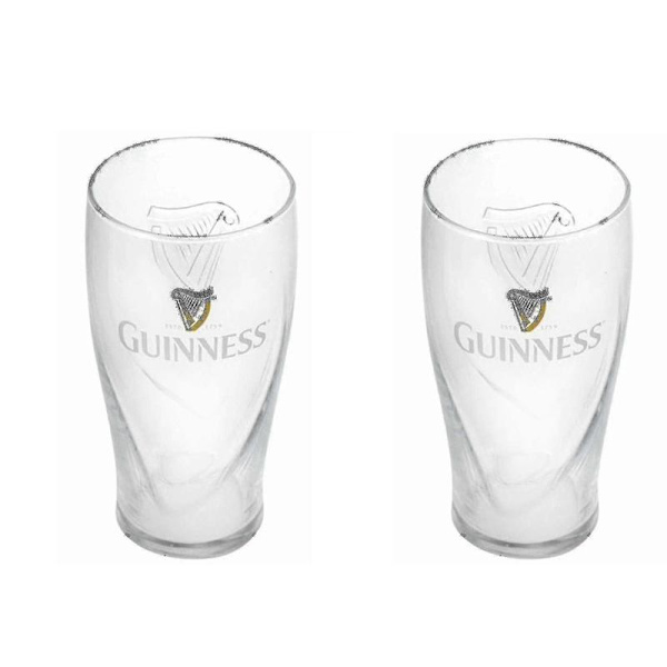 2 Guinness Pint Glasses