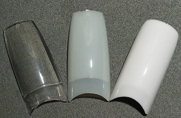 500 kpl kynsien kärkiä, tekokynnet, akryylikynnet Vit white
