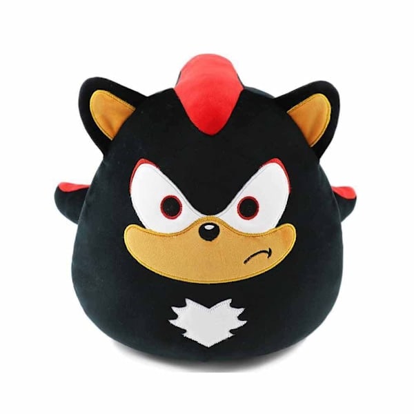 23 CM Sonic Squishmallows Plysch - Supermjuk och Kramgo Mjuk Present i Svart black