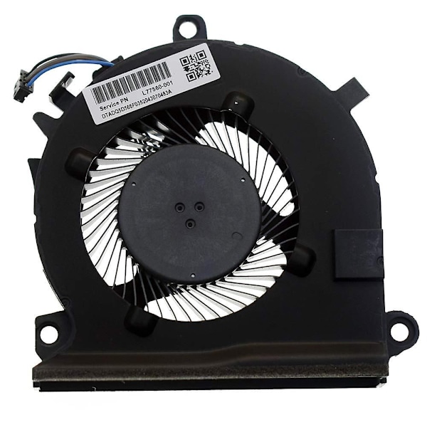 Kannettavan tietokoneen CPU-jäähdytystuuletin DFS2000055K0T DC5V 0.5A 4PIN pelaamiseen 15- L77560-001 Black