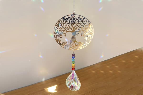 Hengende lysekronekrystaller prismer for vindusolfangere regnbuemaker Transparent One Size
