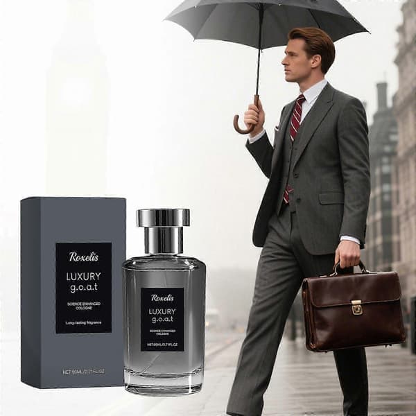 Blommig och träig herrparfym, elegant långvarig doft för män, viktig för dejtkvällen, 80 ml